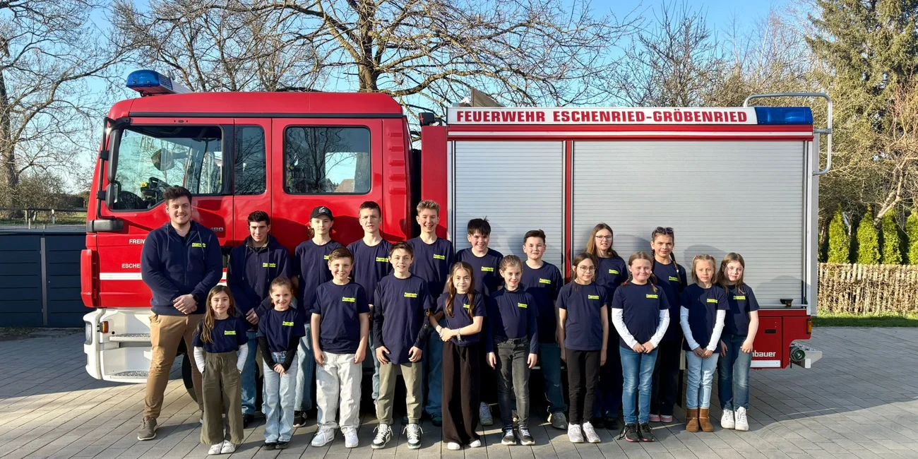 Banner Kinder und Jugendfeuerwehr